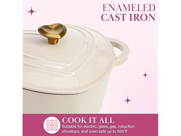 Paris Hilton Dutch Oven 2qt Cream