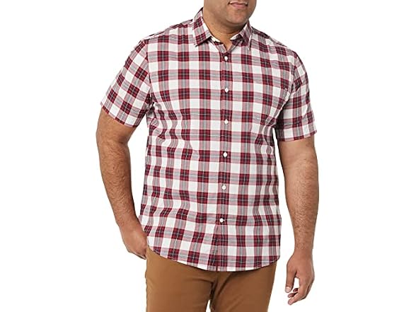 Amazon Essentials Men Short-sleeve Stretch Shirt