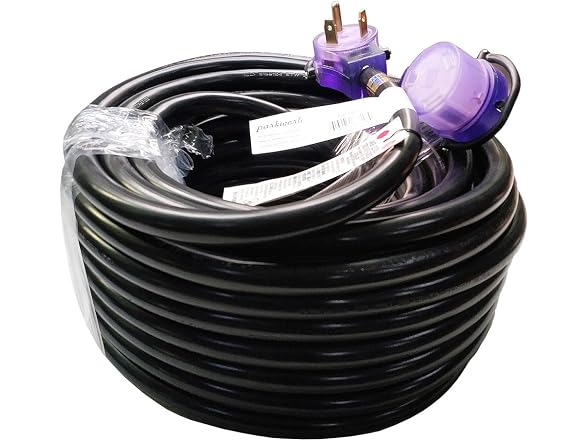 Parkworld RV 30A Extension Cord NEMA TT-30 with Handle