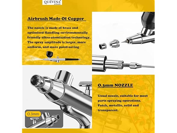 Quevina Cordless Airbrush Kit