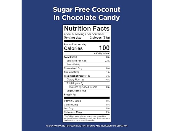 Russell Stover SF Coconut in Choc 5oz