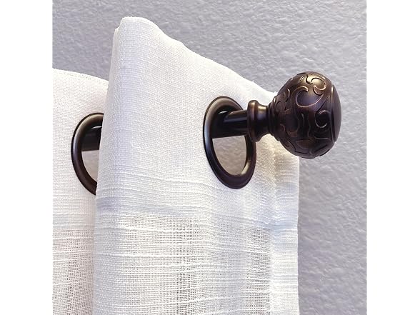 Decopolitan Sorrento Curtain Rod 48-86in