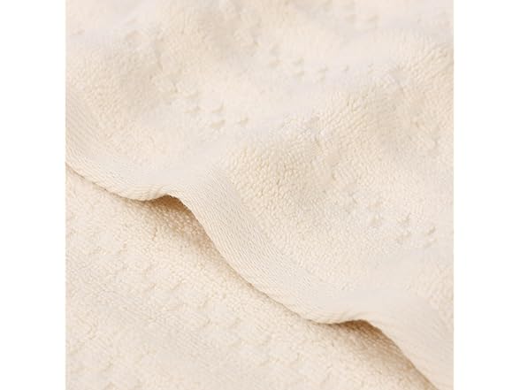 Superior 2PC Zuma Zero Twist Bath Sheets, Ivory