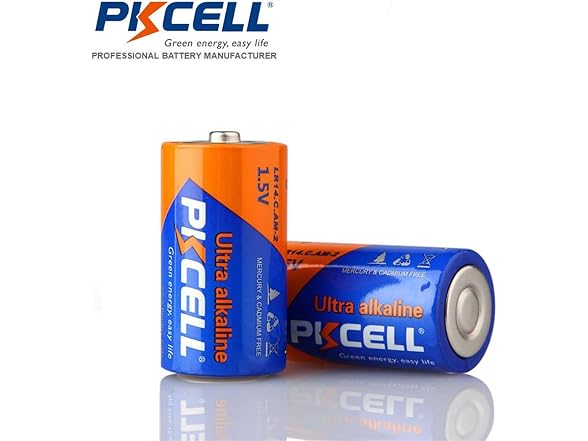 PKCELL 2 Count LR14 1.5V Alkaline C - Gallery 4