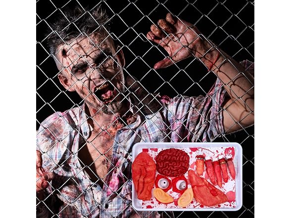 Gejoy 12 Pcs Halloween Fake Body Parts