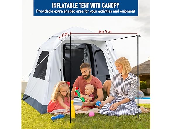 Nidebur Inflatable Camping Tent