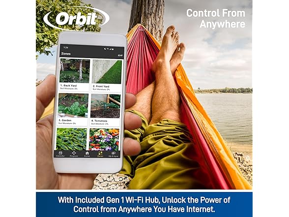 Orbit 21004 B-hyve Smart Hose Watering Timer with Wi-Fi Hub
