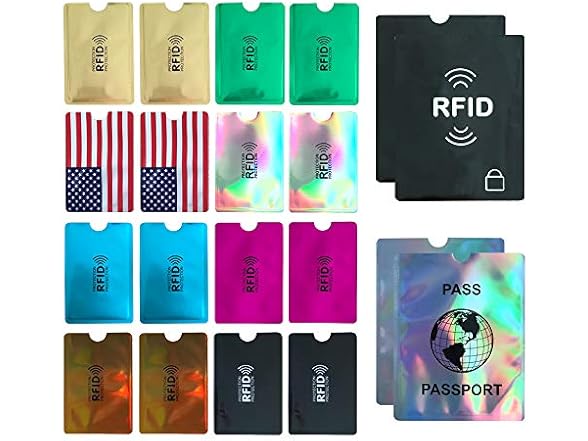 WUOJI RFID Blocking Sleeves