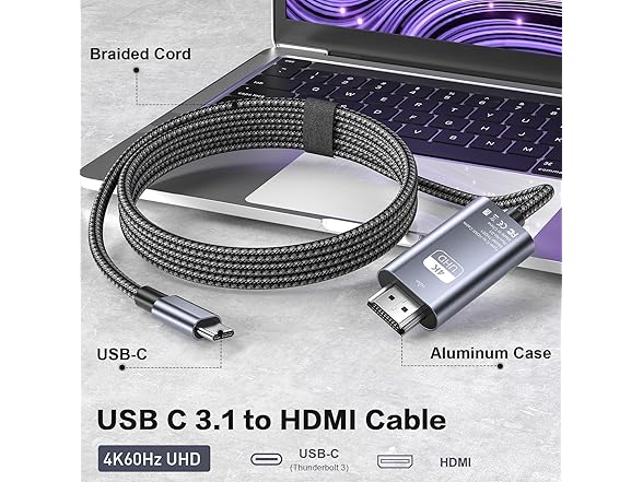 APCUWCQ USB C to HDMI Cable
