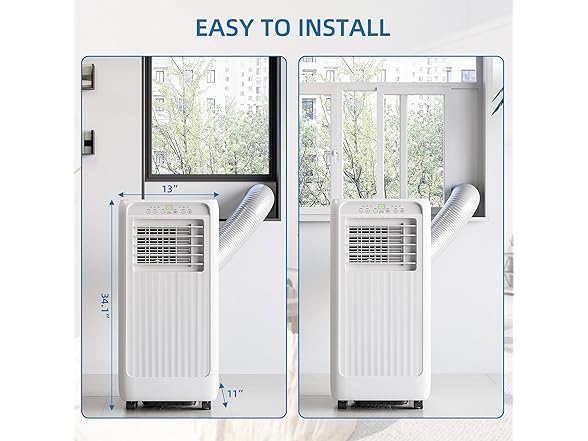 DrawVibe 8,000 BTU Portable Air Conditioner