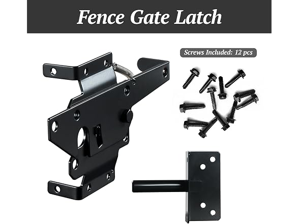 SKYSEN Carbon Steel Fence Post Latch