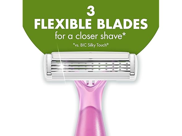 BIC Soleil Escape Scented Women's Disposable Razors, 3 Blades