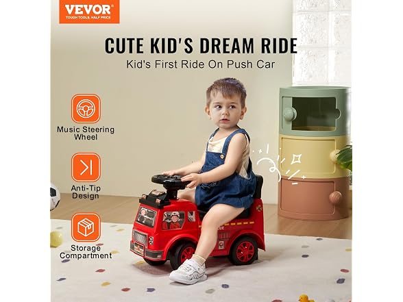 VEVOR Ride On Push Car for Toddlers