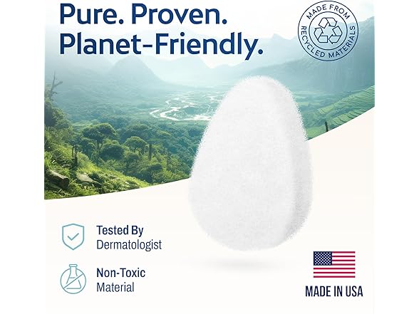 HartFelt 2ct Tear Drop Face Scrubber for Women 