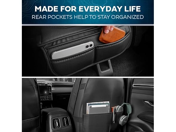 Faux Leather Seat Covers Full Set