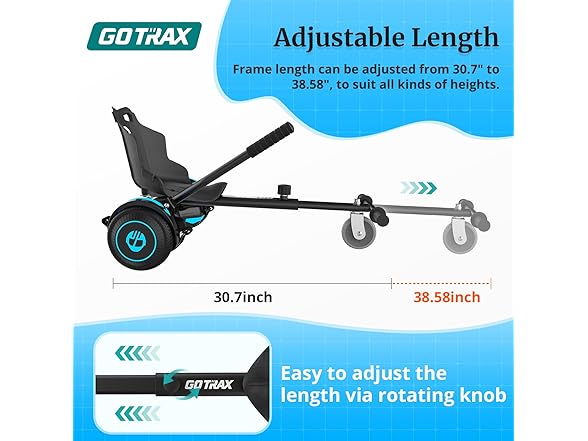 Gotrax HoverflyKart Seat Attachment Accessory