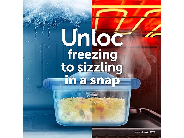 Ziploc Endurables Small Container, 2 Pack