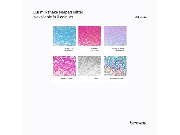 Hemway Craft Glitter - 2/5" 0.4"