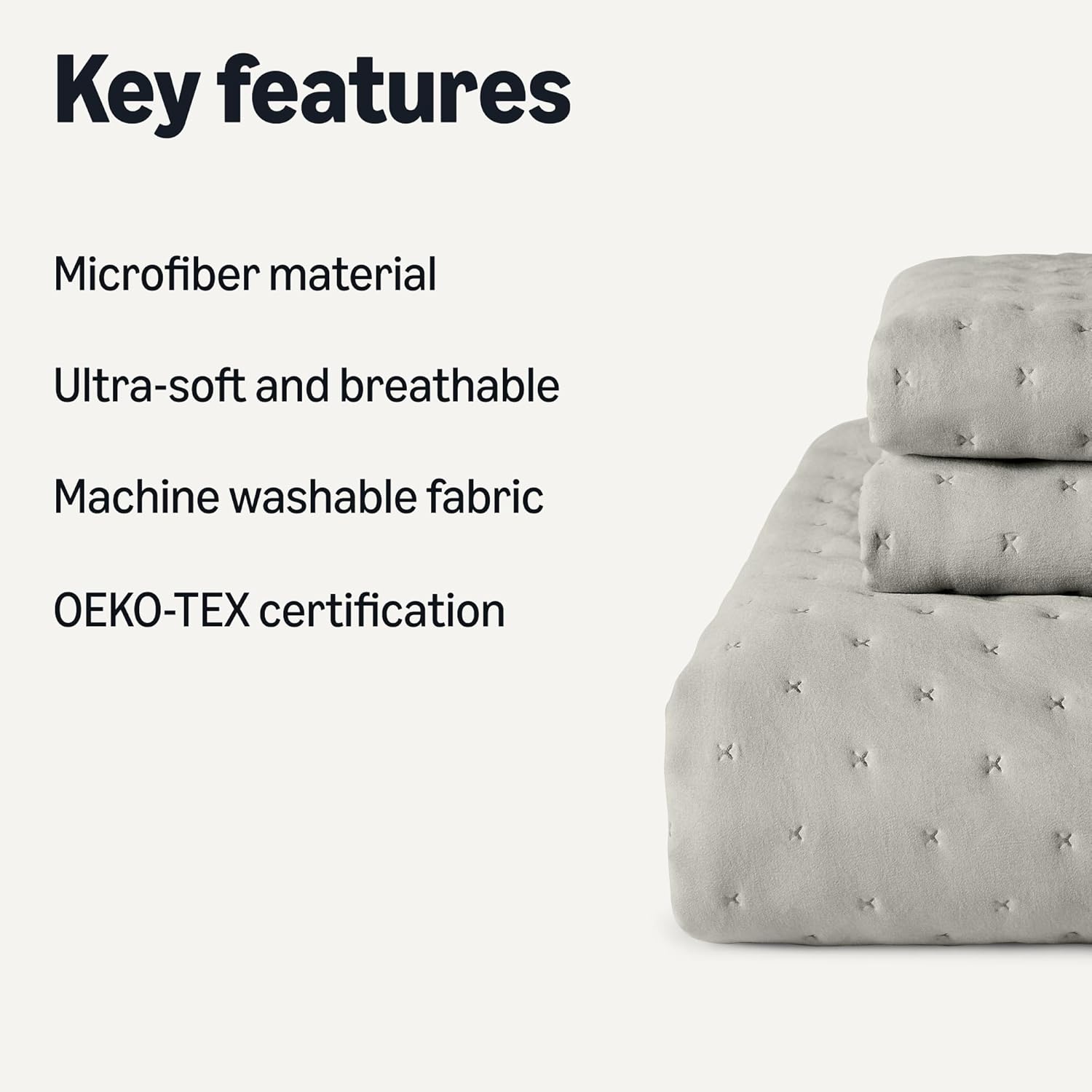 Amazon Basics Brushed Microfiber Quilt Set - Gallery 14