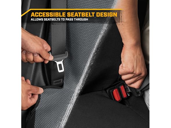 CAT MeshFlex Charcoal Rear Seat Cover