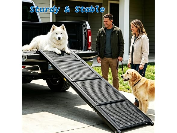Ashfield & Harkness: Felt Dog Ramp - 71 x20, Black