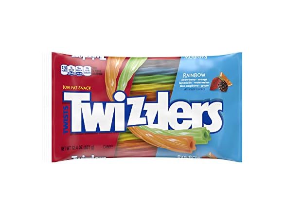 (6-Pack) Twizzlers Twists Rainbow 12.4oz