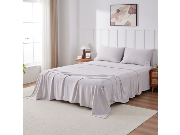 Kathy Ireland Jersey Knit Cotton Sheet Set