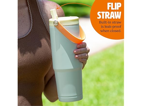 Tasty 30oz Insulated Travel Tumbler Aqua