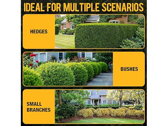 YDLawn 20V Hedge Trimmer Cordless | 22in