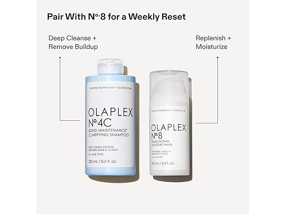 (2 Pack) Olaplex No. 4C Bond Maintenance Clarifying Shampoo, 8.5 oz
