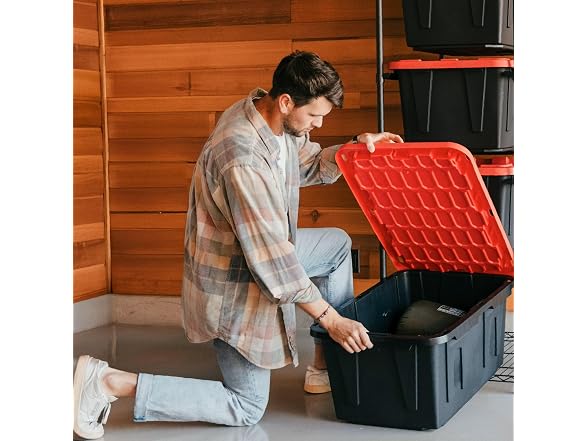 CleverMade Double Tote Tower 10-Bin Organizer Rack
