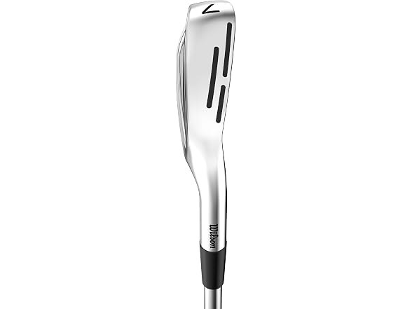 Wilson Dynapower Forged Men's Steel Golf Irons - Left Hand, Stiff, 5-PW, GW