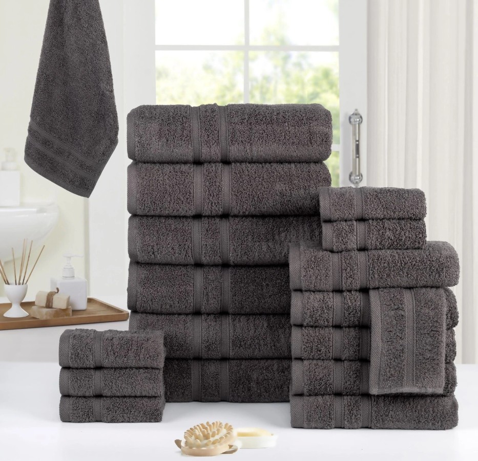 Bibb 18 Piece Egyptian Cotton Towel Set - Gallery 16