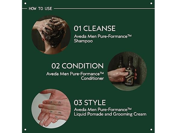 Aveda Men Pure-Formance Shampoo, 10 oz
