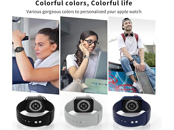 SEETEN Compatible with Apple Watch Band