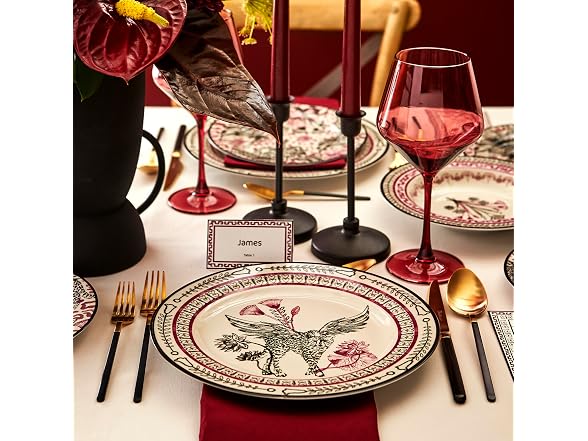 Marchesa Serengeti 4-Piece Dinner Plate Set Porcelain