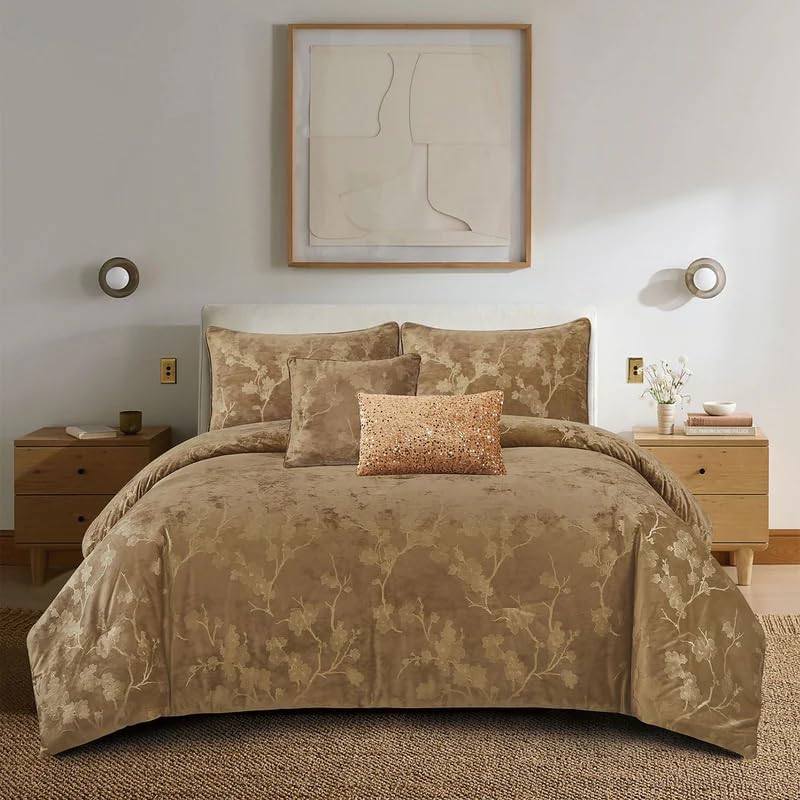 J&V Textiles Floral 5-Piece Comforter Set - Gallery 12