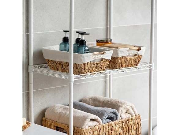 Suptinwear Handwoven Trapezoid Wicker Basket