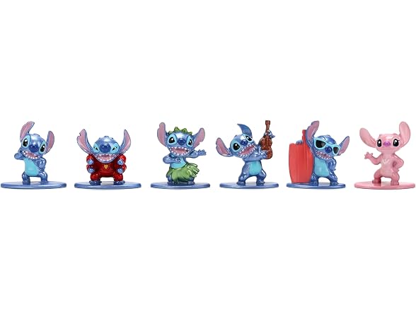 Jada Stitch Nano Metalfigs 6-Pack Die-Cast Mini Figures