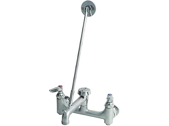 T&S Brass B-0665-CR-BSTR, Service Sink Faucet, 8" Centers