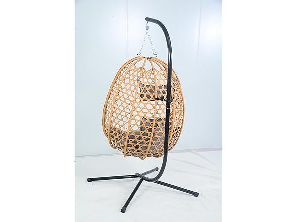 Bamboo Rattan Egg Swing Chair