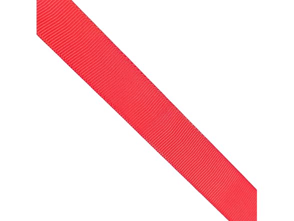 Abbaoww 3/4 In 50 Yd Solid Red Grosgrain - Gallery 3