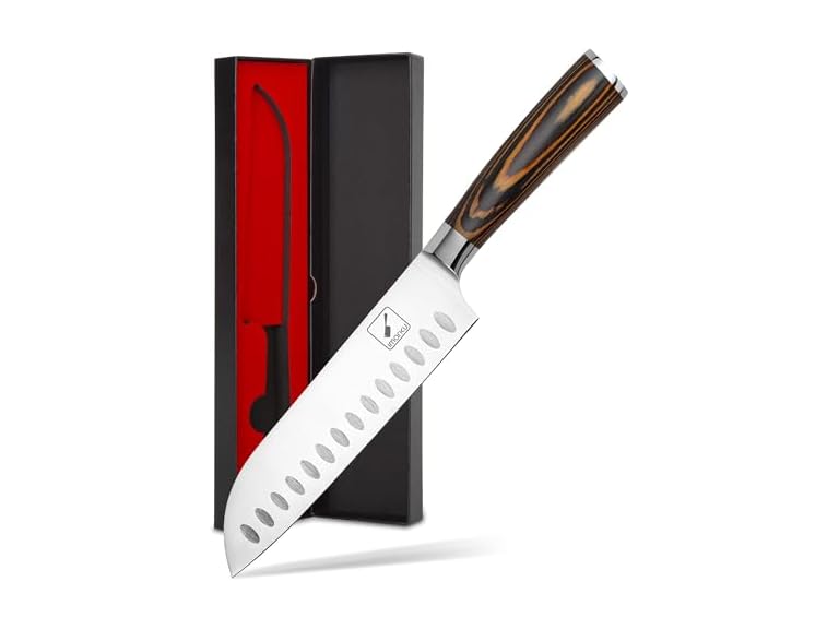 imarku BC075725040048 7 inch Kitchen Knife Orange