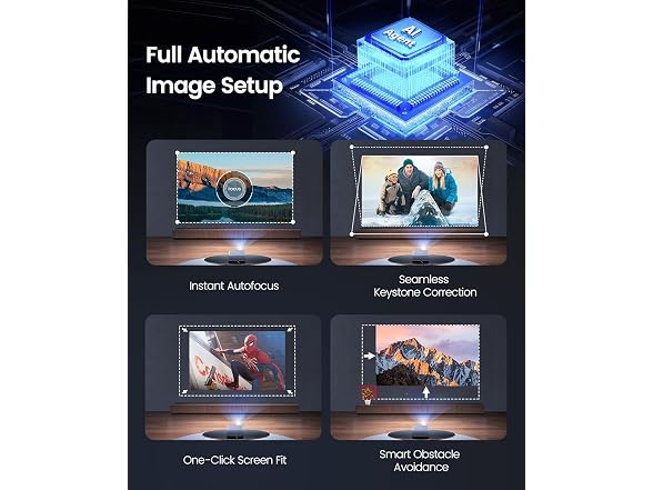 iWIMIUS Smart Projector WiFi 6 4K