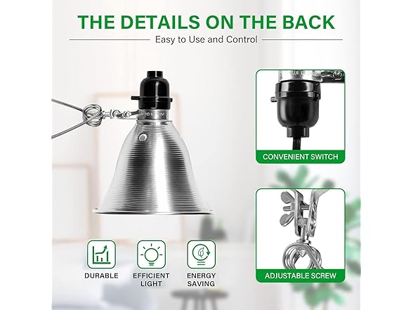 Simple Deluxe Clamp Lamp Light Socket