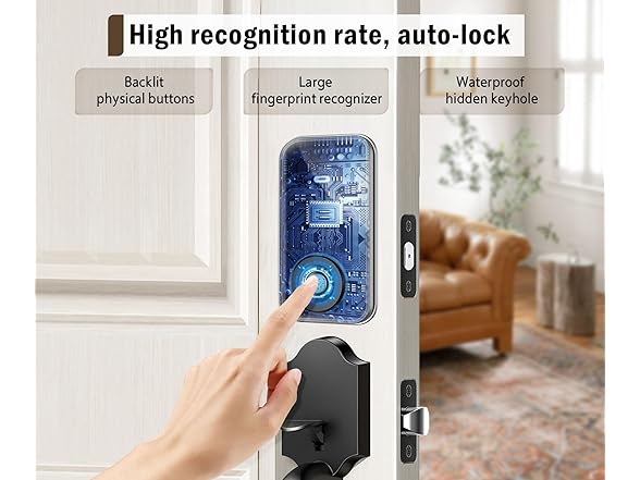 chautday Keyless Entry Door Lock | APP Available