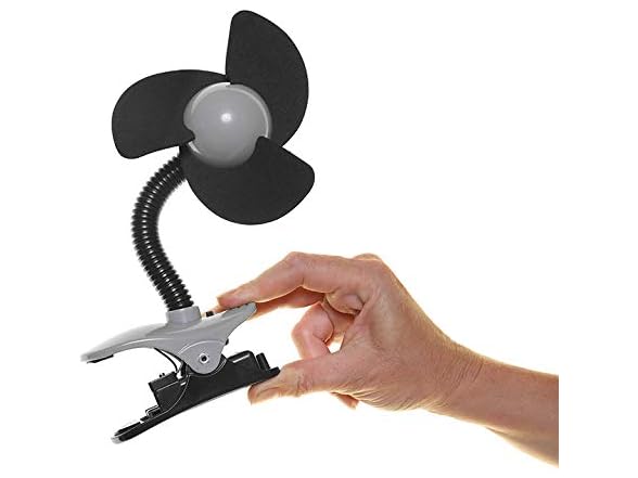 Dreambaby Deluxe EZY-Fit Clip on Fan with Soft Fins