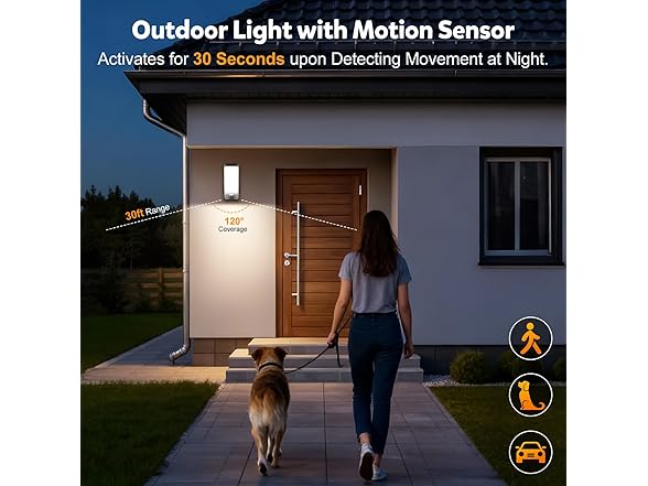 HANDSONIC W2213 Motion Sensor Outdoor Lights