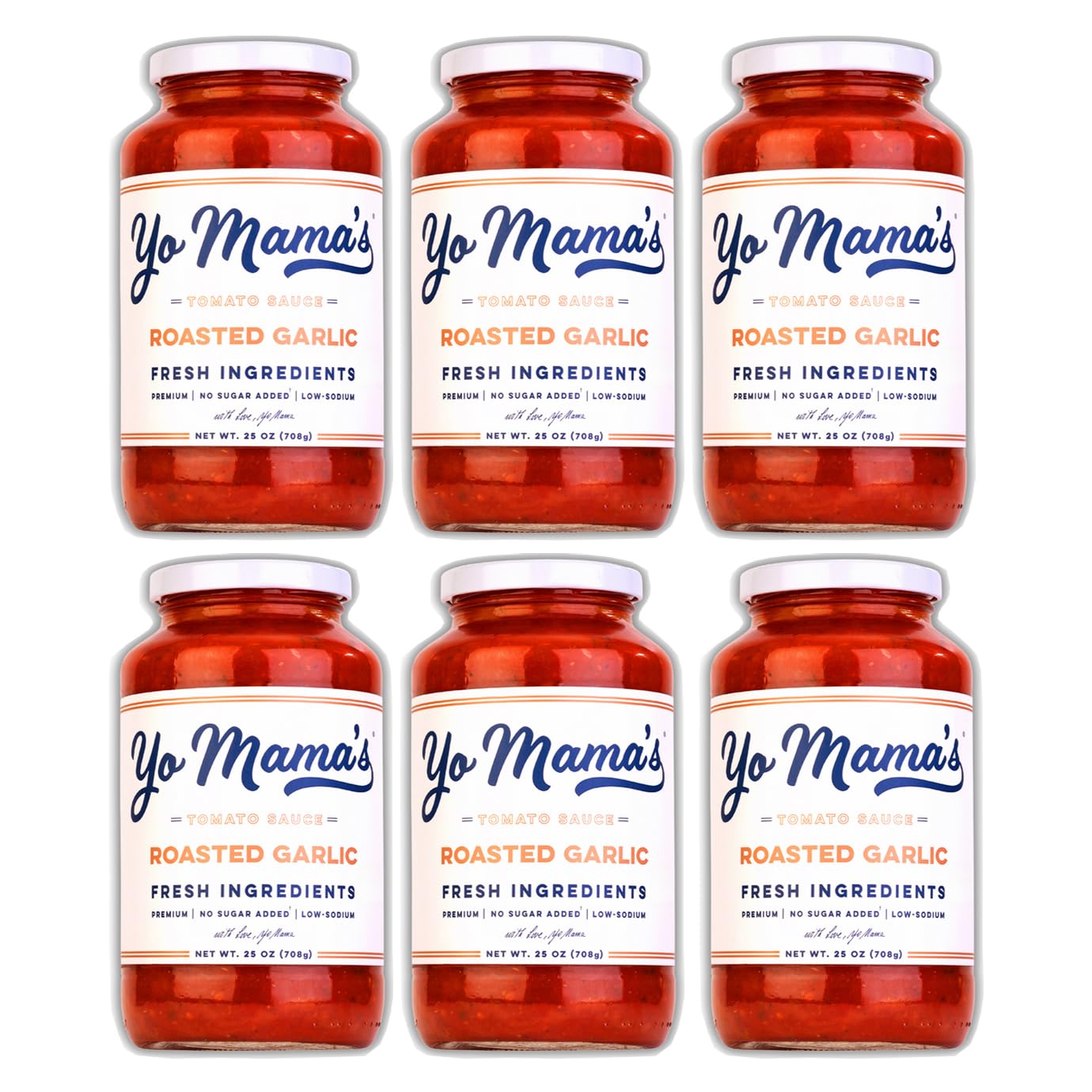 (6 Pack) Yo Mama's Roasted Garlic - Gallery 9