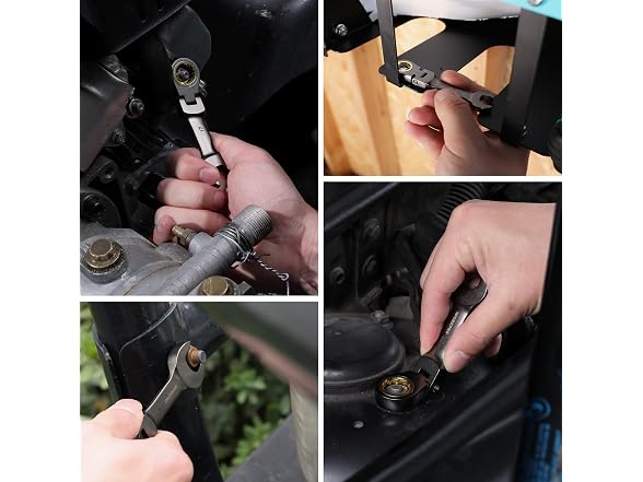 WORKPRO 8-piece Stubby Wrench Set,Metric
